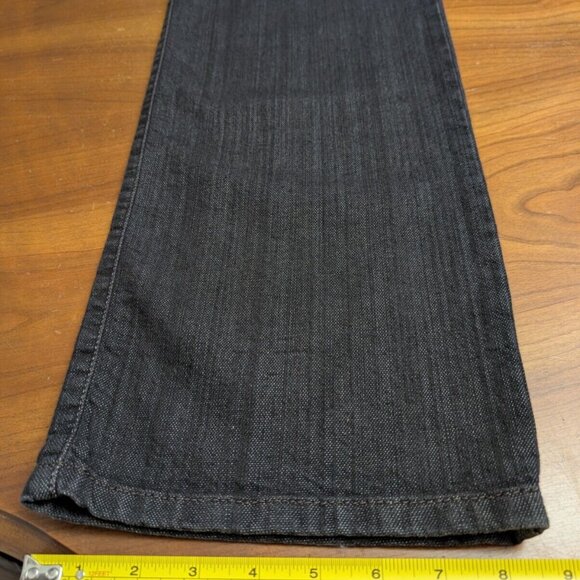 ALBERTO Mens Black Revolution Denim Stretch Modern Fit Super T400 Jeans 40x34 - Picture 6 of 16